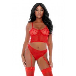 Ensemble Bustier Porte-Jarretelles S