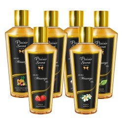 Huile de Massage Sèche Aromatisée -...