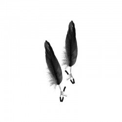 Pinces à seins plumes
