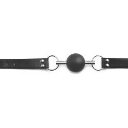 Baîllon Cuir Solid Ball Gag